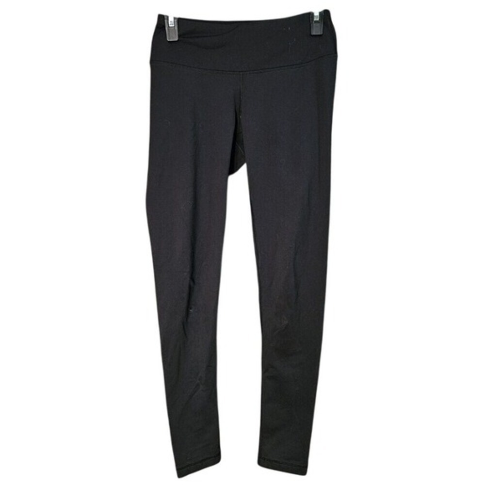90 Degree by Reflex Womens XS Black High Waist Logo Leggings Performance Pants - Picture 1 of 5